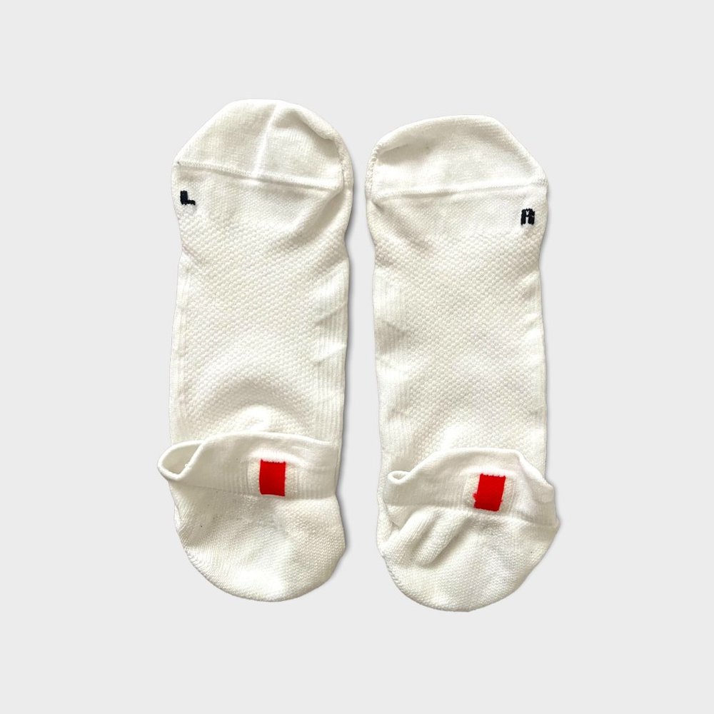Speed No Show Sock - White - L